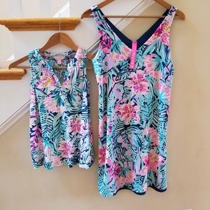 Lilly Pulitzer mommy daughter matching dresses